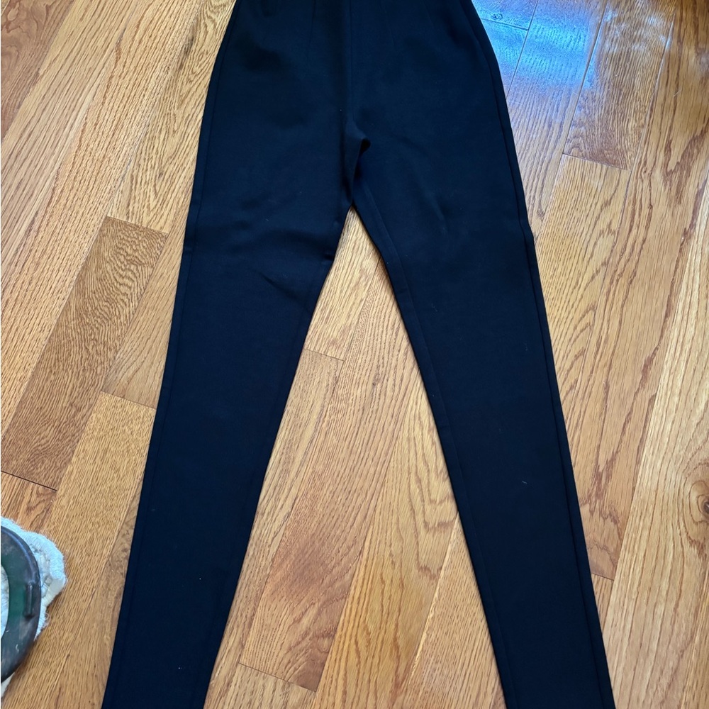 Zara High-Rise Black Leggings new with tag